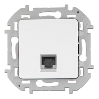 Розетка компьютерная Legrand Inspiria встраиваемая алюминий RJ45 (673827)