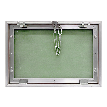 Люк ревизионный под плитку Практика Контур алюминиевый 600х300 мм скрытый нажимной