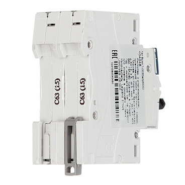 Автоматический выключатель модульный Legrand TX3 2P 63А тип C 6 кА 230 В (404048)