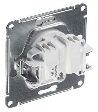 Розетка Systeme Electric Glossa встраиваемая белая (GSL000141)