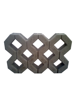 Решетка газонная бетонная серая 400х600х100 мм