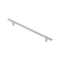 Ручка-рейлинг мебельная Kerron Metallic d10 мм металлическая матовый хром (R-3010-192 SC)