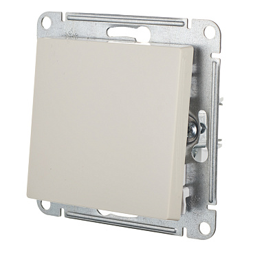 Выключатель Systeme Electric AtlasDesign одноклавишный встраиваемый бежевый (ATN000211)