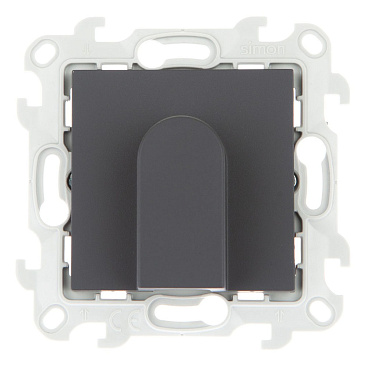 Вывод кабеля Simon 24 Harmonie встраиваемый графит (2410801-038)