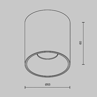 Потолочный светильник Technical C064CL-5W3K-RD-WB