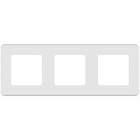 Рамка Legrand Inspiria трехместная белая (673950)