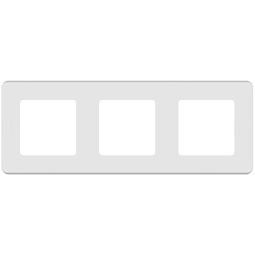 Рамка Legrand Inspiria трехместная белая (673950)