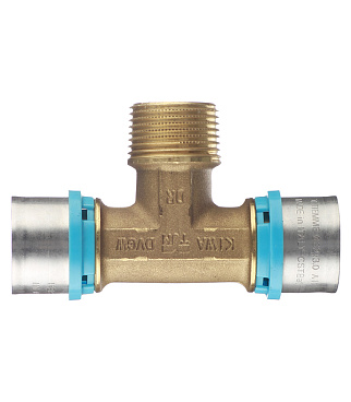 Тройник Tiemme 32(пресс) х 1 НР(ш) х 32(пресс)