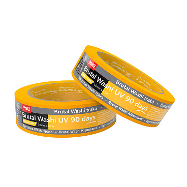 Лента малярная Beorol для четкого края желтая 48 мм 33 м УФ-стойкая