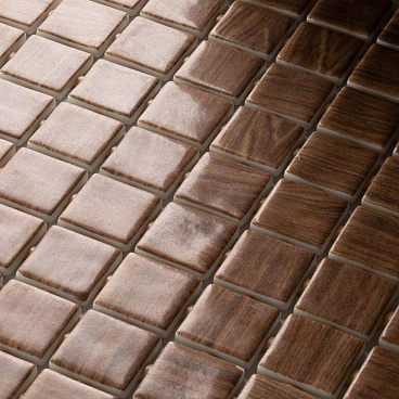 Мозаика Lavelly Smalta светлое дерево стеклянная 467х311х4,5 мм матовая