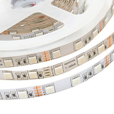 Лента светодиодная SMD 5050 Apeyron (000017) RGB свет 14,4 Вт 12 В IP20 5 м