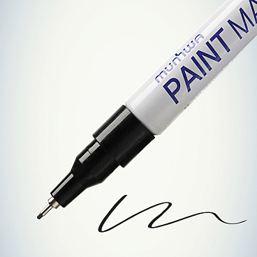 Маркер лаковый MunHwa Extra Fine черный грифель 1 мм