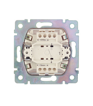 Выключатель Legrand Valena одноклавишный встраиваемый белый (694260)