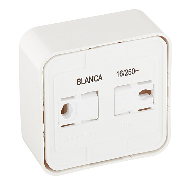 Розетка Systeme Electric Blanca накладная молочная компакт (BLNRA110112)