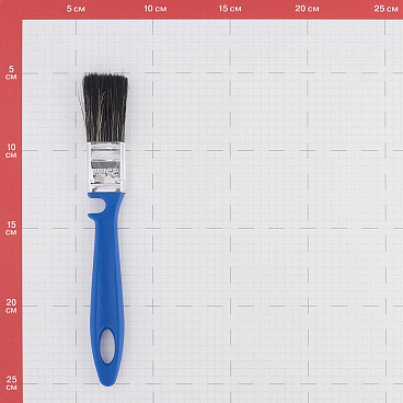 Кисть плоская смешанная щетина пластиковая ручка Wenzo Pro 25х10 мм для красок на водной основе