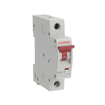 Автоматический выключатель модульный DKC Yon Max MD63S 1P 6А тип B 4,5 кА 230 В (MD63S-1PB6)