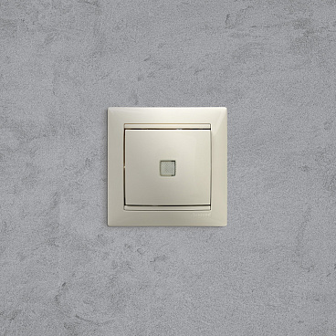 Выключатель Legrand Valena одноклавишный встраиваемый слоновая кость с подсветкой (695601)
