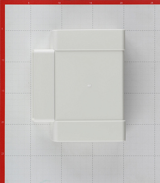 Тройник пластиковый для плоских воздуховодов 55х110 мм 90°