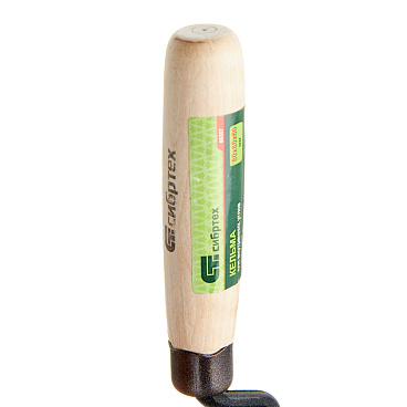 Кельма угловая Сибртех 80х60х60 мм с деревянной ручкой для внутренних углов