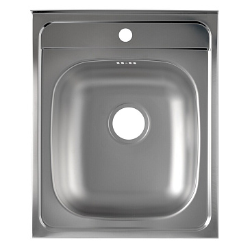 Мойка для кухни Ukinox Иннова 50х60х17,5 см накладная сталь (IND500.600-GT8C0CS)