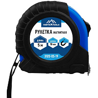 Рулетка Vertextools с автостопом магнитная 5 м x 19 мм