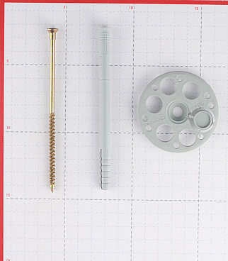 Дюбель для теплоизоляции Tech-Krep 8х120 мм металлический гвоздь с термоголовкой (250 шт.)