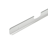 Планка угловая для столешниц 26-28 мм R9 матовый хром алюминий