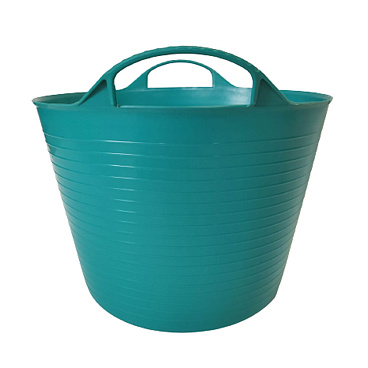 Ведро садовое РВ Пласт 40 л пластиковое гибкое бирюзовое