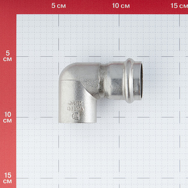 Угол VALTEC (VTi.952.I.002805) 90° 28 мм х 3/4 ВР нержавеющая сталь