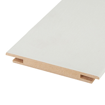 Доборная планка телескопическая Атум 28 100х10х2070/2130 мм ПВХ белая (1 шт.)