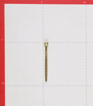 Саморезы для массивной доски 45x3,2 мм желтые (500 шт.)