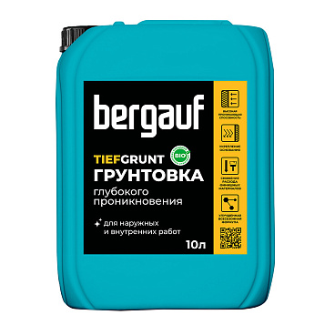 Грунт Bergauf Tiefgrunt глубокого проникновения 10 л
