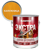 Антисептик Акватекс Экстра декоративный для дерева калужница 2,7 л