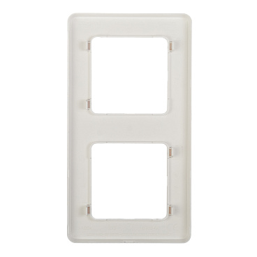 Рамка Legrand Inspiria двухместная белая (673940)