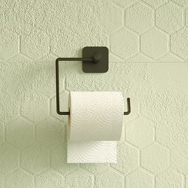 Держатель для туалетной бумаги Delphinium B6445P-6 металл черный (101187)