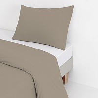 Комплект постельного белья 2-спальный сатин Lorikeet Solo латте без простыни