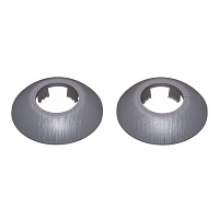 Обвод для труб ПВХ декоративный 28 мм меркурий (2 шт.)