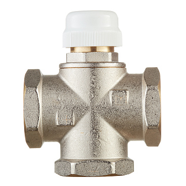 Клапан смесительный Valtec 3-х ходовой 1 ВР(г) с боковым смешением с регулируемым байпасом KVs 2,7 (VT.MR03.N.0603)