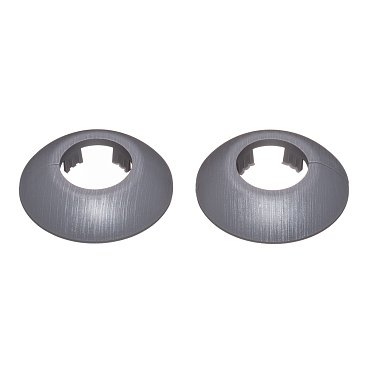 Обвод для труб ПВХ декоративный 28 мм меркурий (2 шт.)