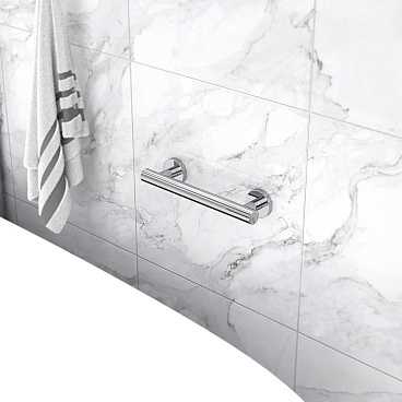 Поручень для ванной Fora Long 200 мм металл хром (L012)