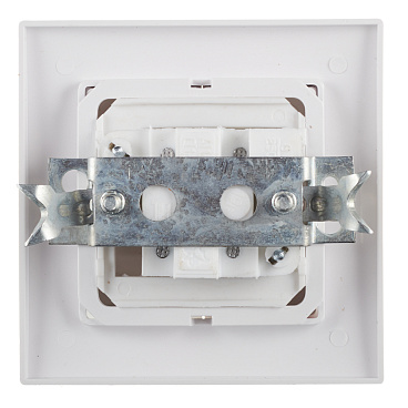 Выключатель Svet двухклавишный встраиваемый белый (0604-00101)