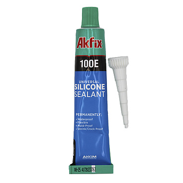 Герметик силиконовый универсальный Akfix 100E прозрачный 50 мл