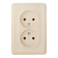 Розетка Systeme Electric Этюд накладная сосна (PA16-105D)