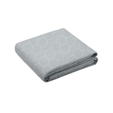 Простыня 150х215 см бязь серая MiaСона Polo