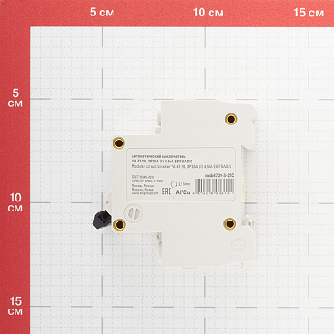 Автоматический выключатель модульный EKF Basic ВА 47-29 3P 25А тип C 4,5 кА 400 В (mcb4729-3-25C)