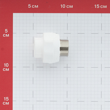 Муфта полипропиленовая Valtec 20 мм х 3/4 НР(ш) (VTp.701.0.02005)
