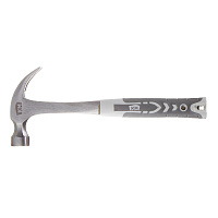 Молоток-гвоздодер цельнометаллический КМ 560 г обрезиненная ручка (675303)