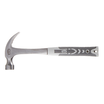 Молоток-гвоздодер цельнометаллический КМ 560 г обрезиненная ручка (675303)