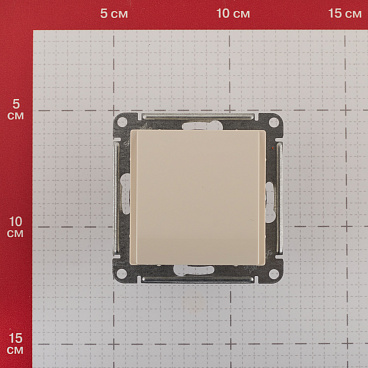 Вывод кабеля Systeme Electric AtlasDesign встраиваемый бежевый (ATN000299)