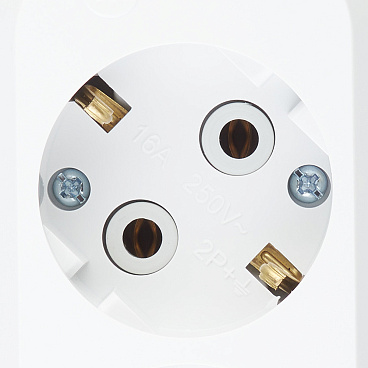 Удлинитель Makel 2 розетки 5 м ПВС 3х1 кв.мм 16 А 2,2 кВт белый (MGP114)